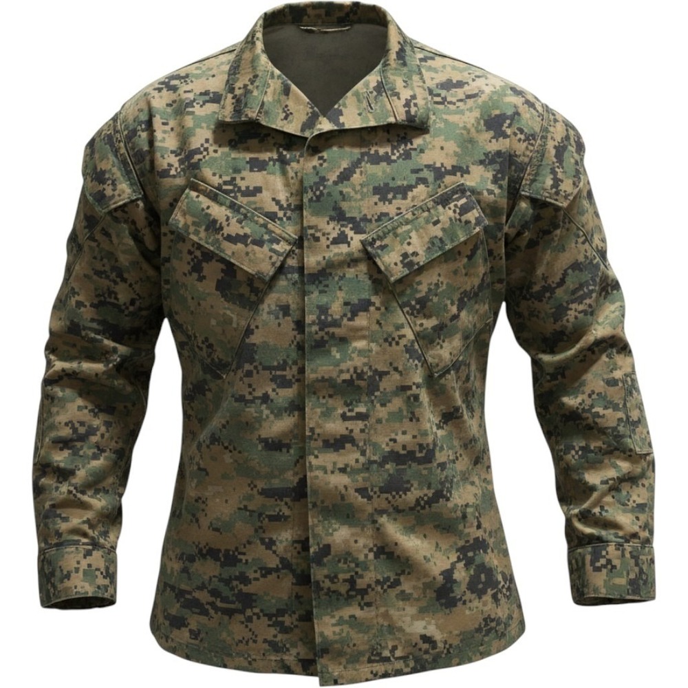 TRU-SPEC BDU Jacket Mens XL Digital Woodland Camo Tactical Military Coat